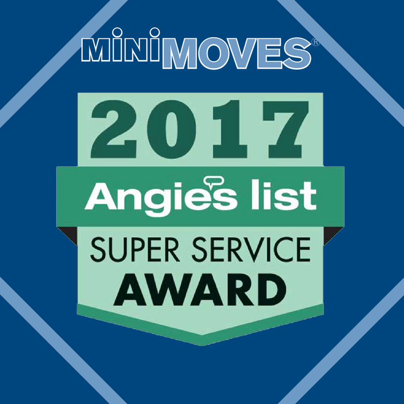 MiniMoves Earns Esteemed 2017 Angie’s List Super Service Award