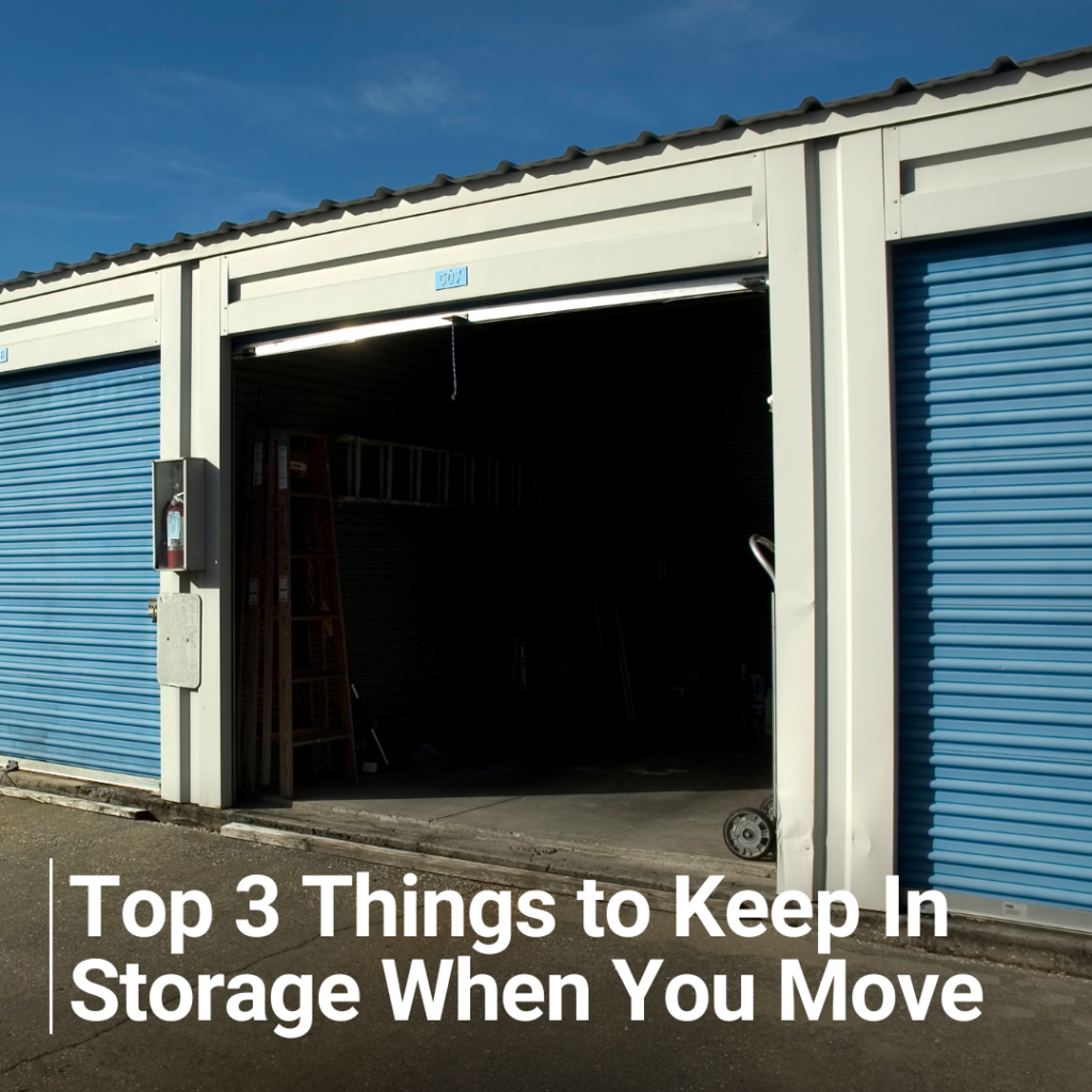 Downsizing? Temporary storage may be a solution.